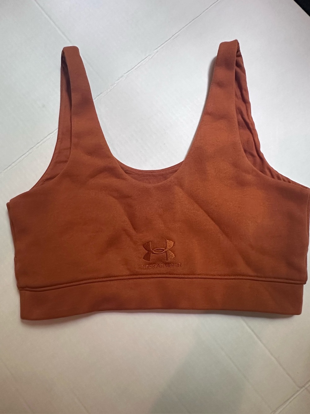 Under Armour Women's Burnt Orange Sports Bra